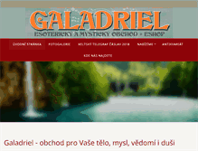 Tablet Screenshot of galadriel.cz
